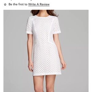 Trina Turk white eyelet dress
